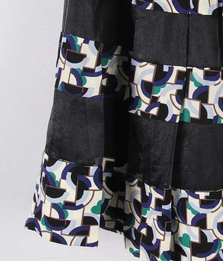 ANNA SUI 안나수이 폴리에스터 100% 미디 스커트 여 (S) (F12314) 4