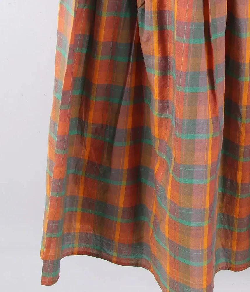 BURBERRY 버버리 코튼 100% 롱 스커트 여 (21) (E14227) 6