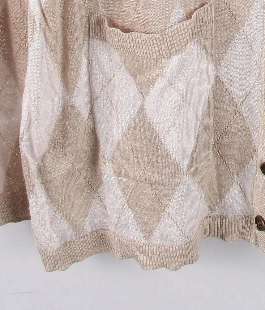 BURBERRY 버버리 폴리에스터 코튼 가디건 여 (XL) (E14025) 7