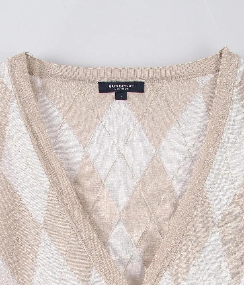 BURBERRY 버버리 폴리에스터 코튼 가디건 여 (XL) (E14025) 5