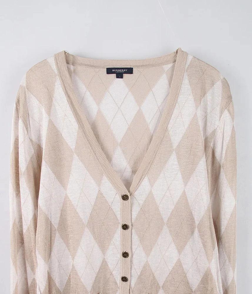 BURBERRY 버버리 폴리에스터 코튼 가디건 여 (XL) (E14025) 3