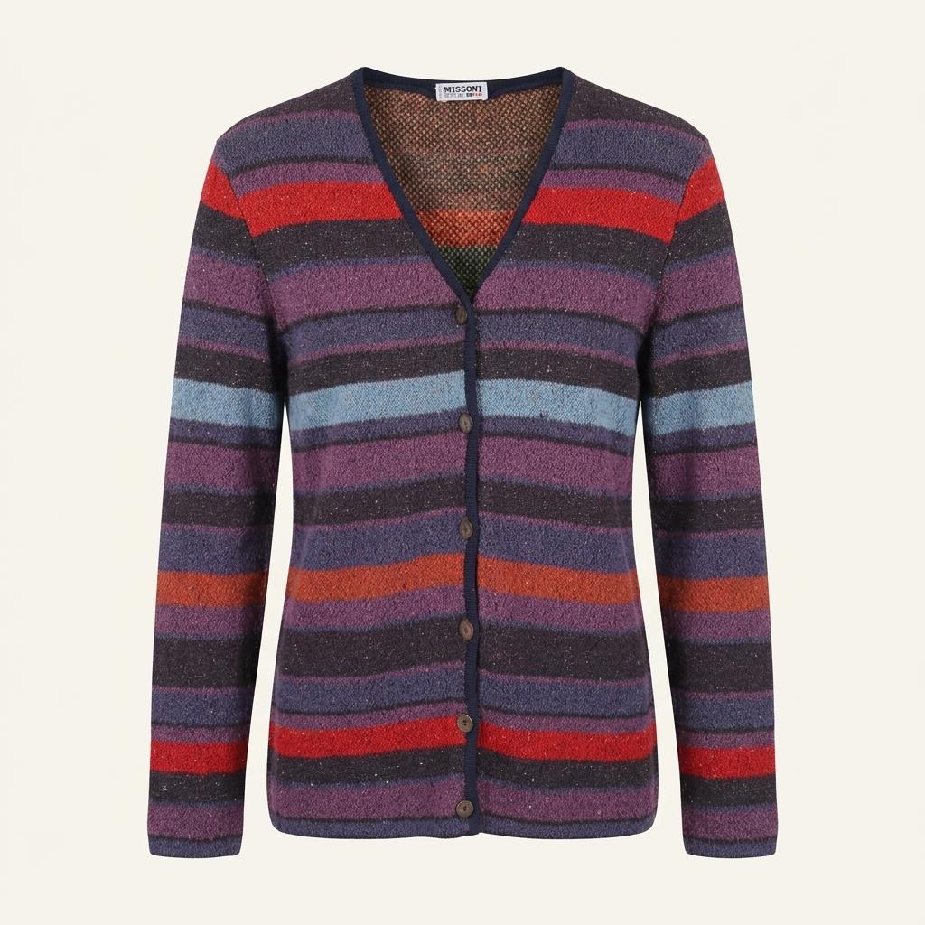 MISSONI - made in ITALY 미쏘니 코튼 가디건 여 (M) (C15938)