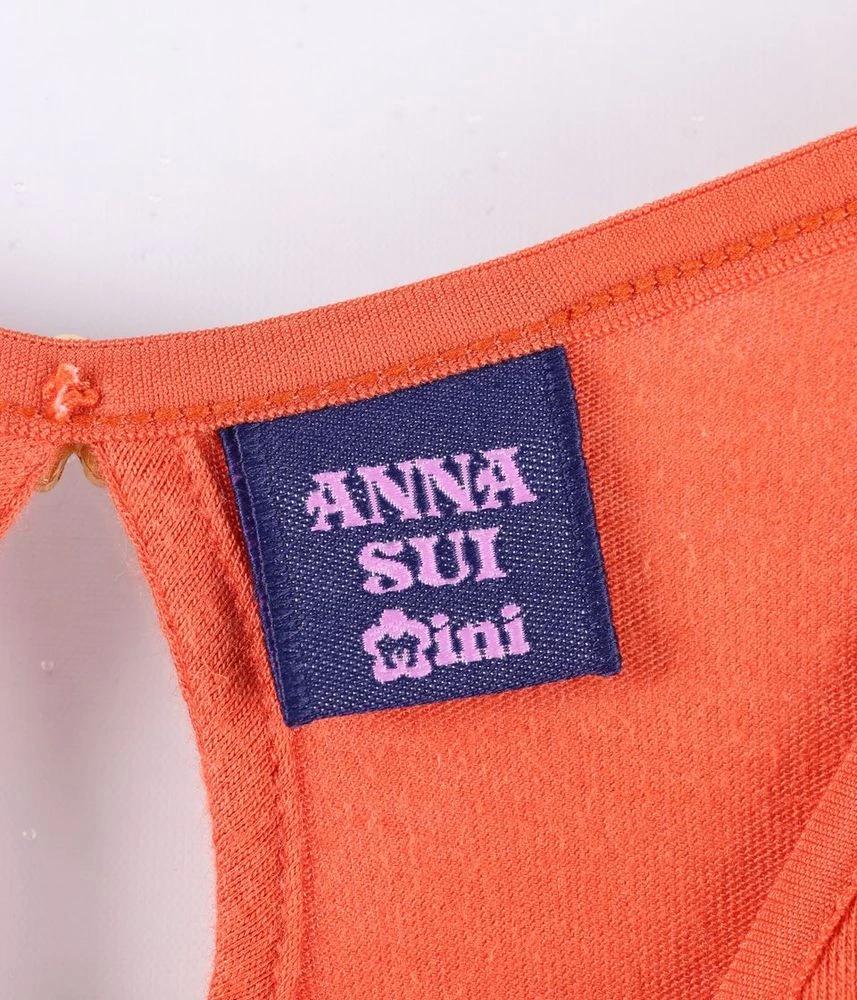 ANNA SUI 안나수이 코튼 레이온 민소매 티셔츠 키즈 여 (110) (A06784) 9