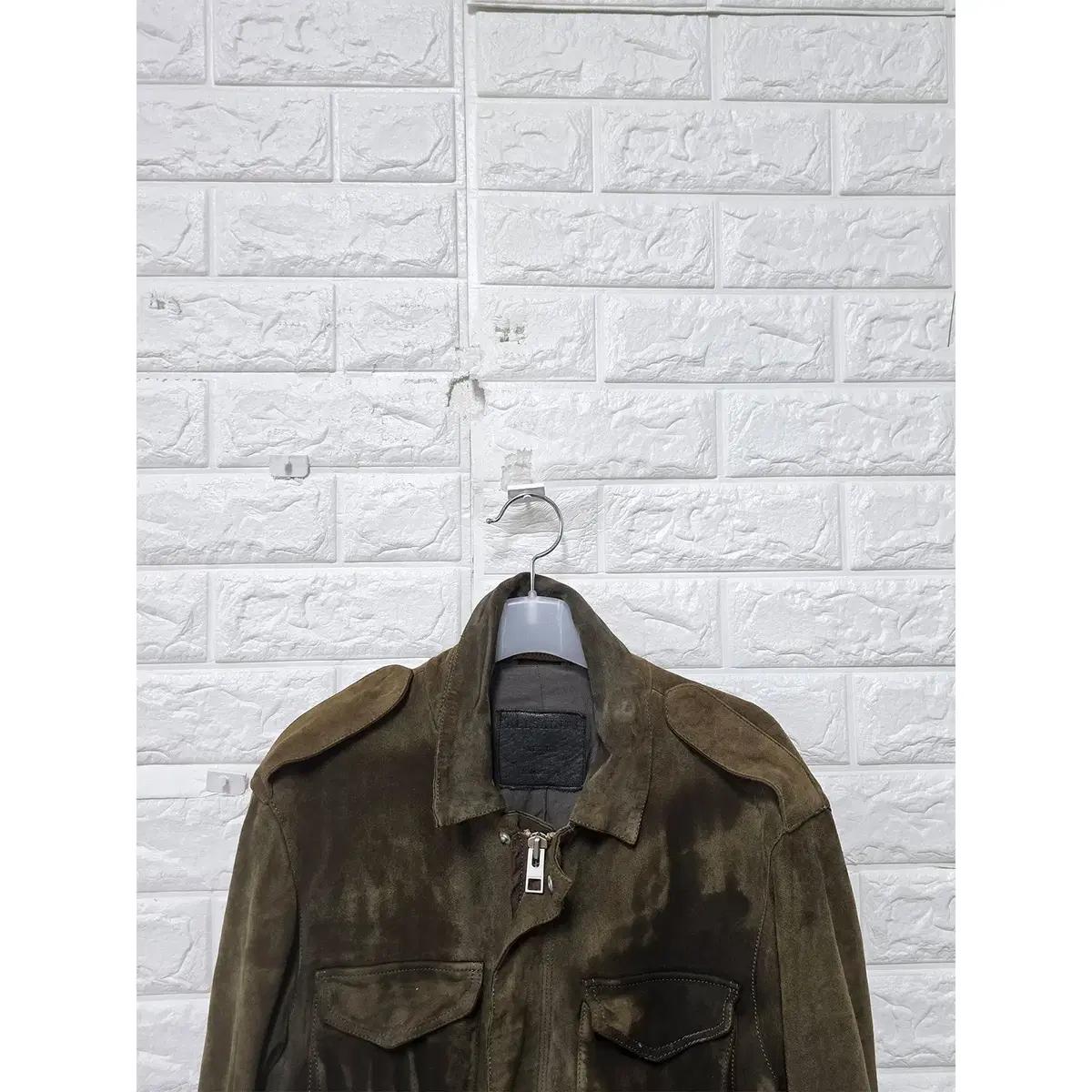 [10% 할인] M 올세인츠 고트 스웨이드 가죽 자켓 브라운 E799 6
