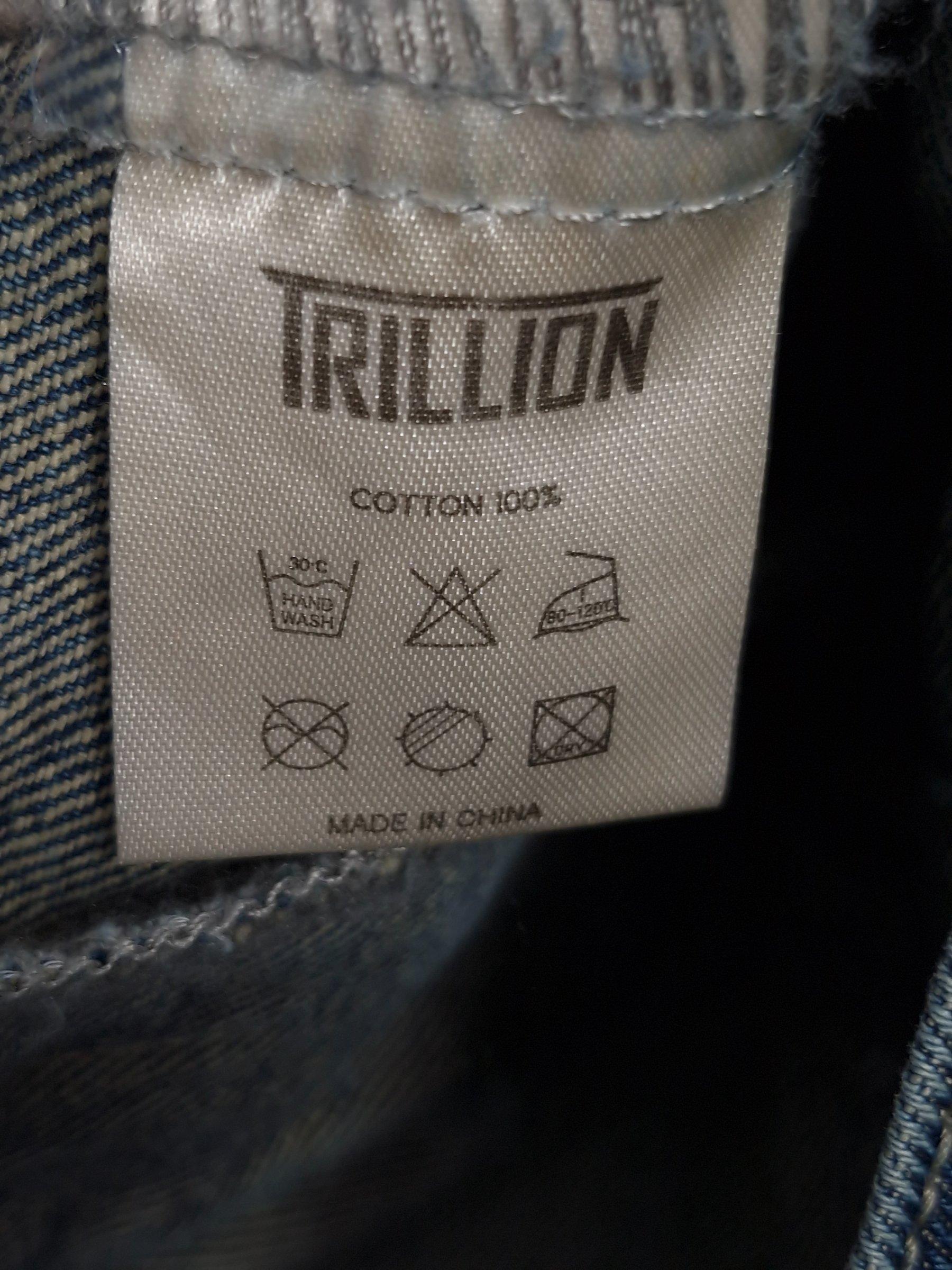 남성 트릴리온 TRILLION 데님 자켓 M [A884] 5