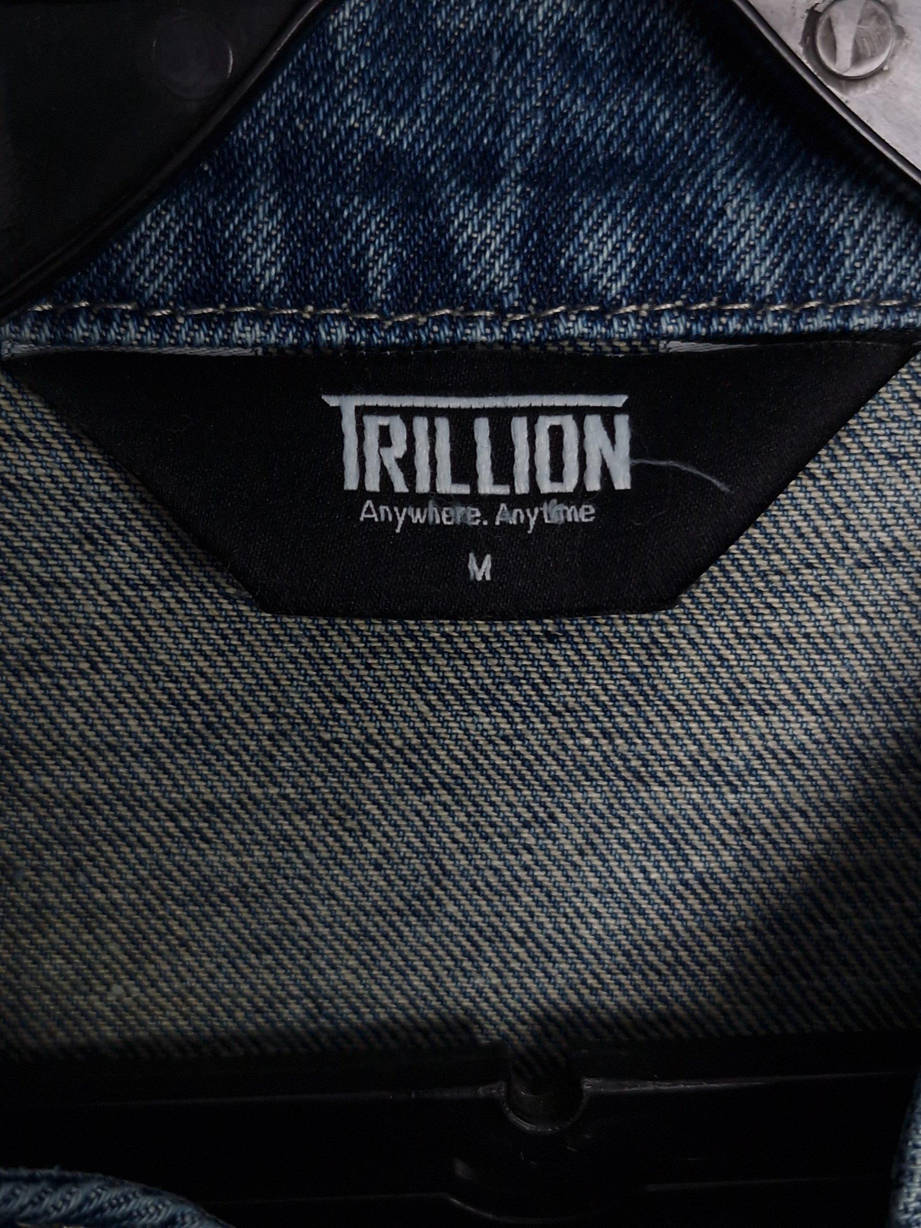 남성 트릴리온 TRILLION 데님 자켓 M [A884] 4