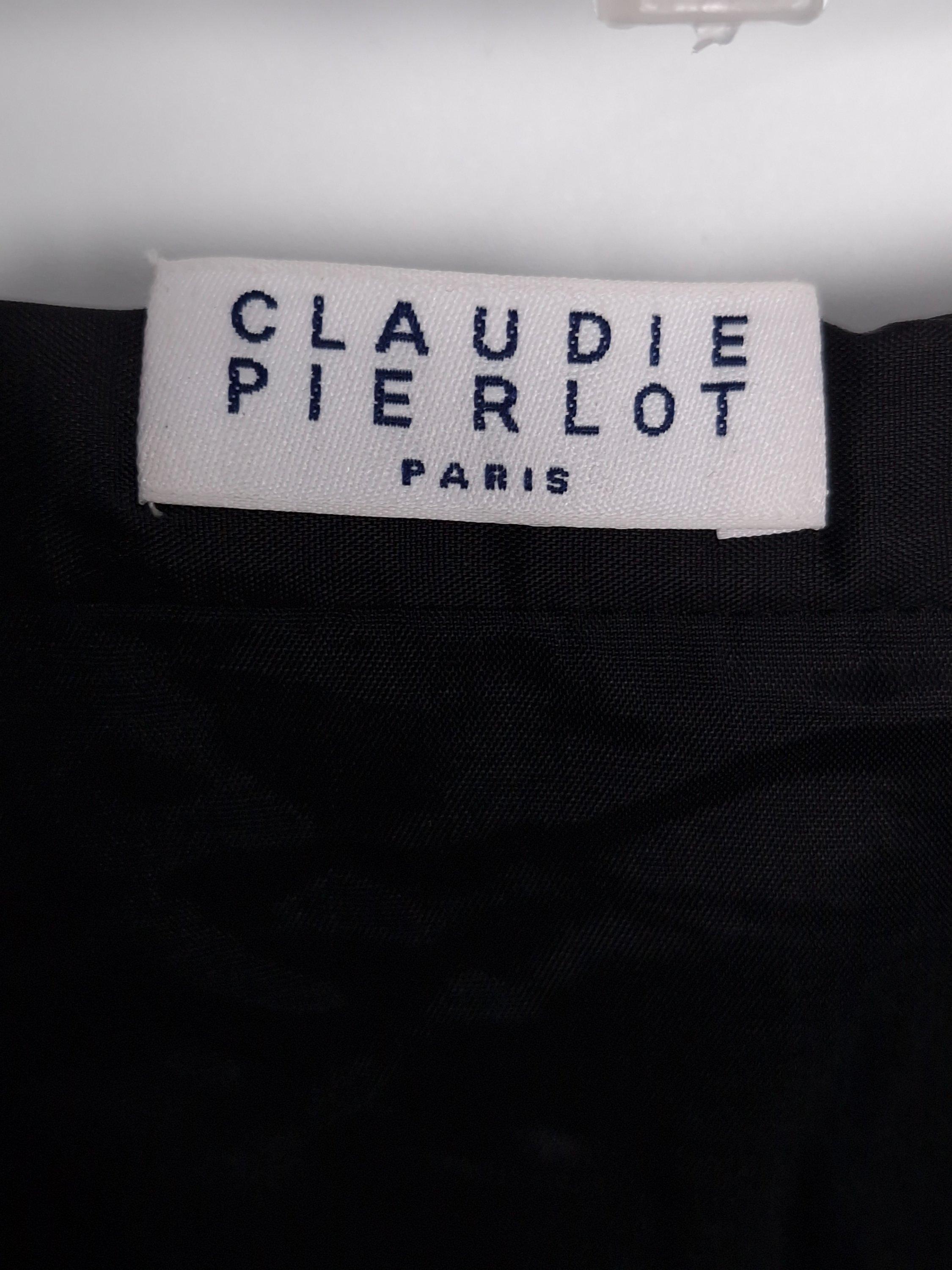 끌로디 피에로 CLAUDIE PIERLOT 검정 트위드 미니 치마 36 [A898] 4
