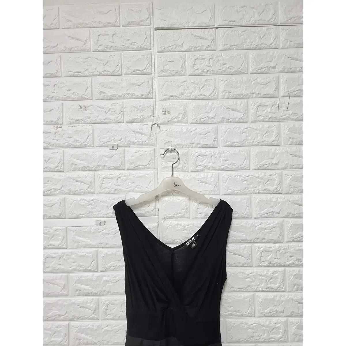 S DKNY 블랙 민소매 원피스 E808 6