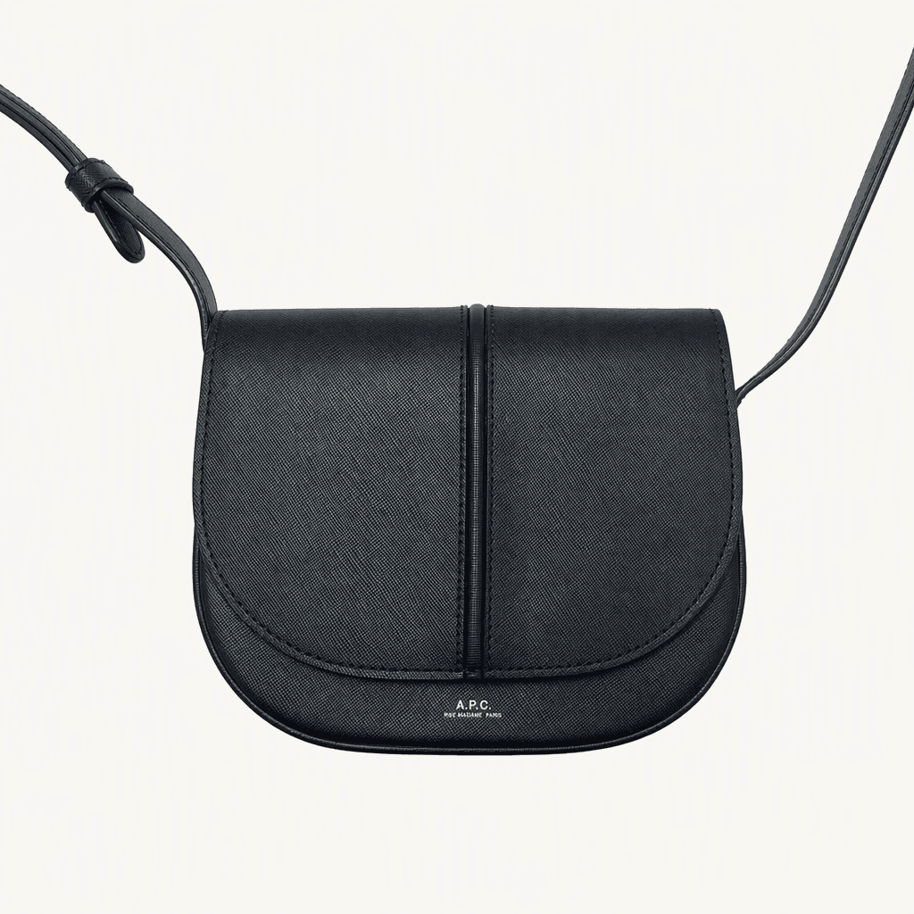 A.P.C. 아페쎄 사피아노 제네바 숄더백 블랙