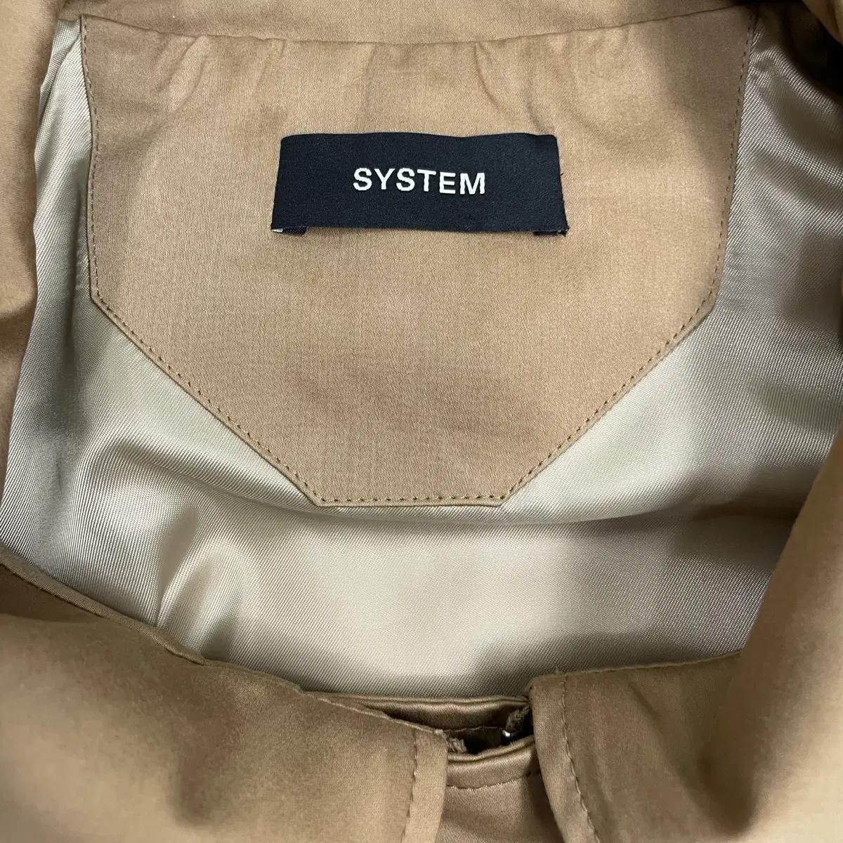 SYSTEM 시스템 한섬 여성 크롭 야상 자켓 베이지 4