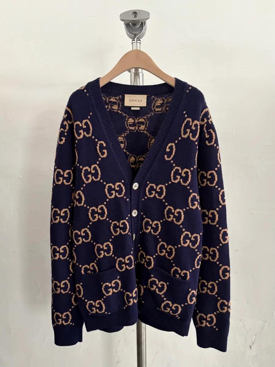 Gucci 구찌 GG 로고 자카드 가디건 6
