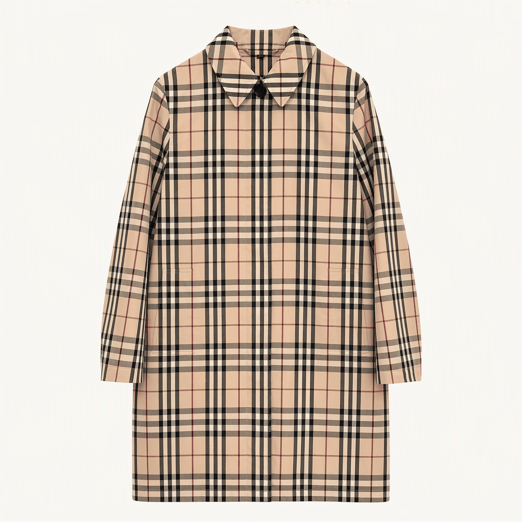 Burberry 버버리 노바체크 맥 코트 착용컷