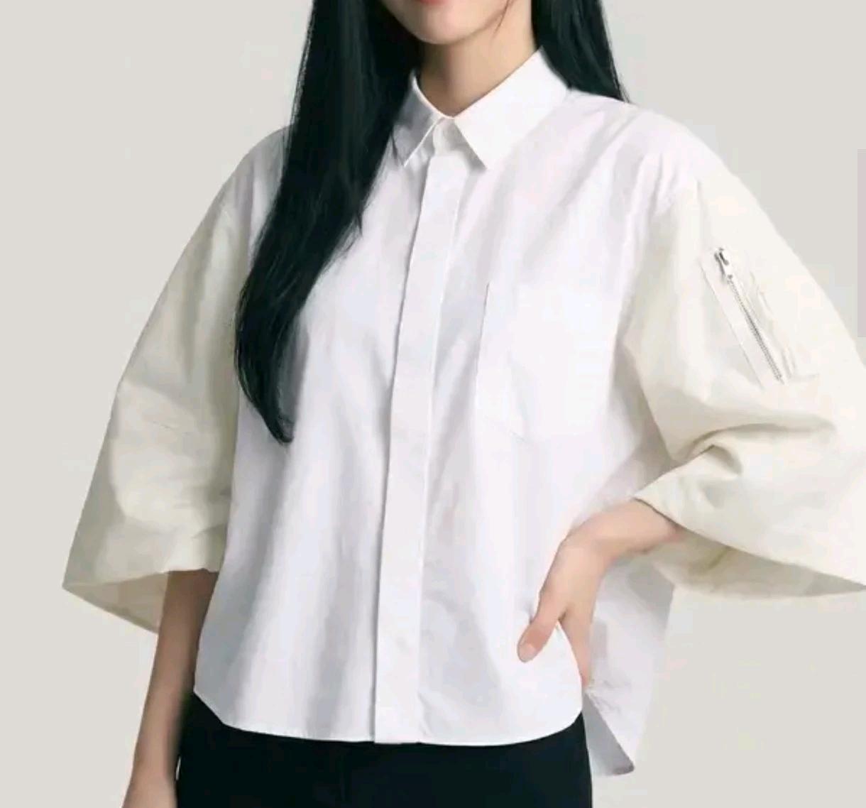 사카이 MA-1 코튼 팝린 셔츠 2 2