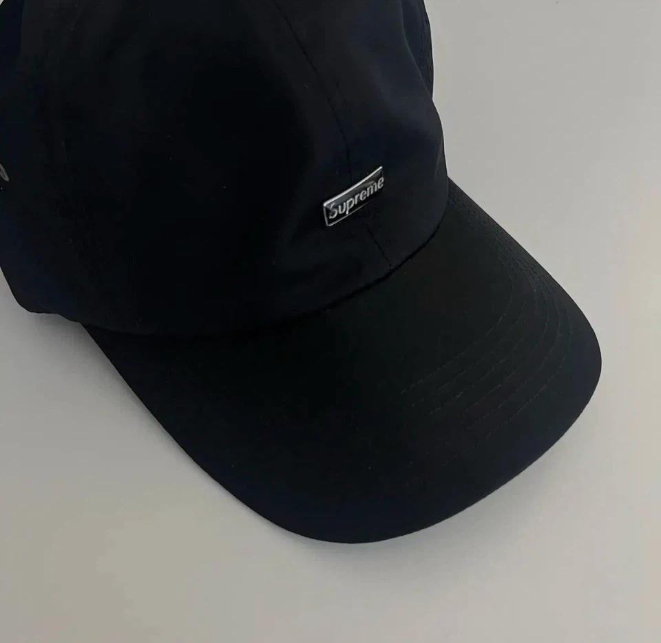 [supreme] 슈프림 에나멜 로고 6패널 블랙 볼캡 5