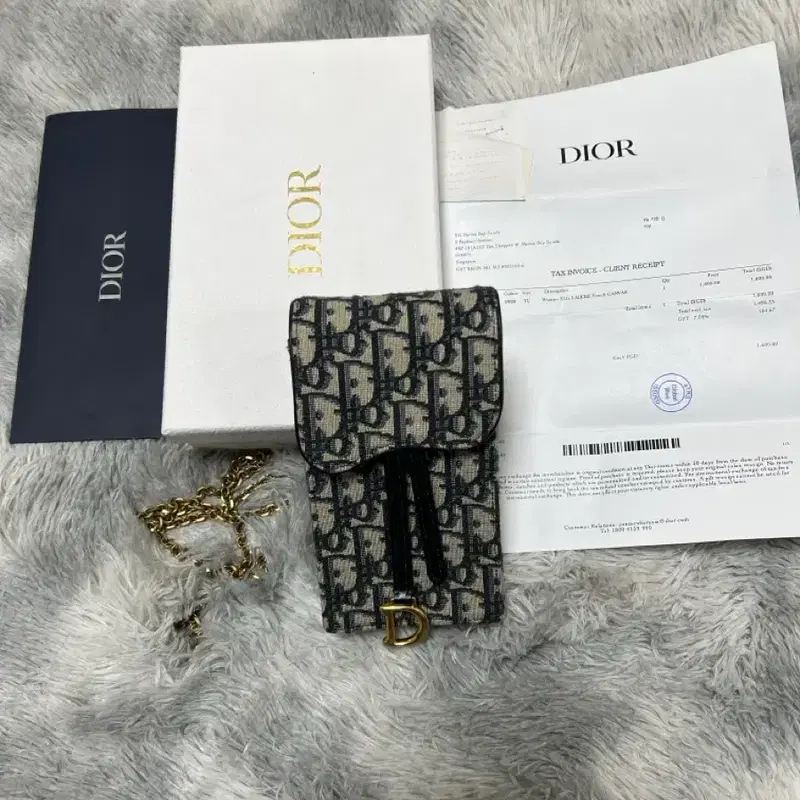 디올 오블리크 새들 폰 홀더백 2