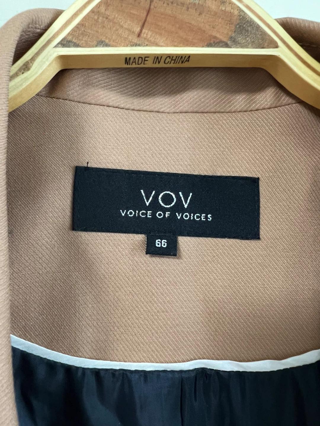 VOV 여성 66사이즈 브라운 모직자켓 7