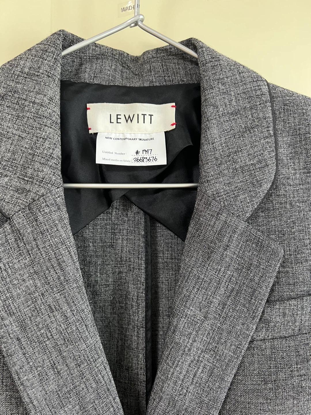 LEWITT 그레이 더블 버튼 자켓 55 새것컨디션 3