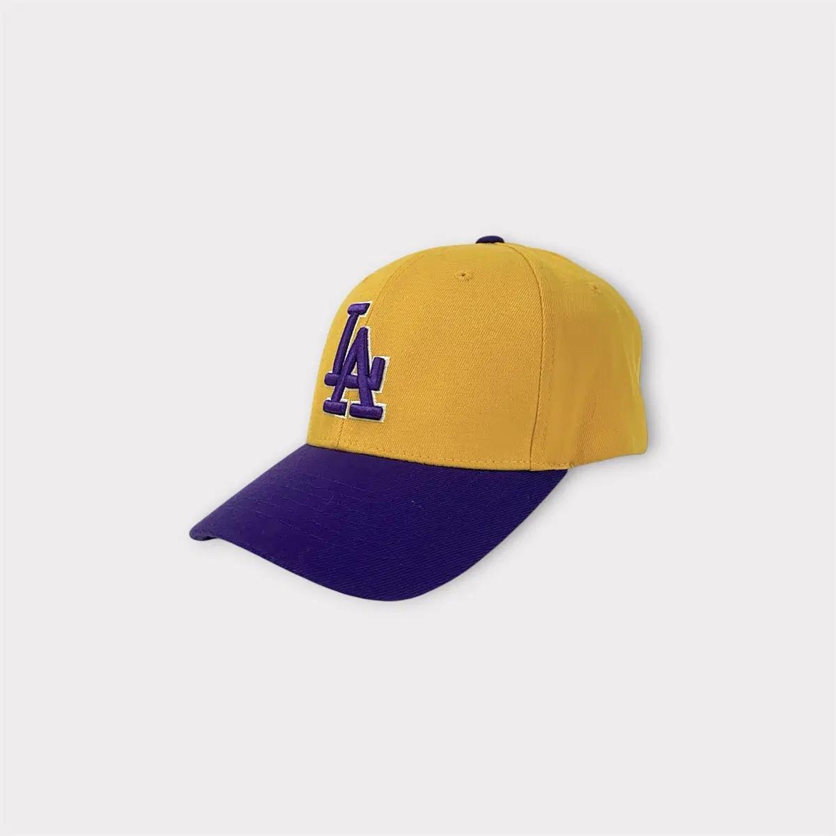 MLB LA다저스 옐로우 퍼플 배색 볼캡 (1893) 3