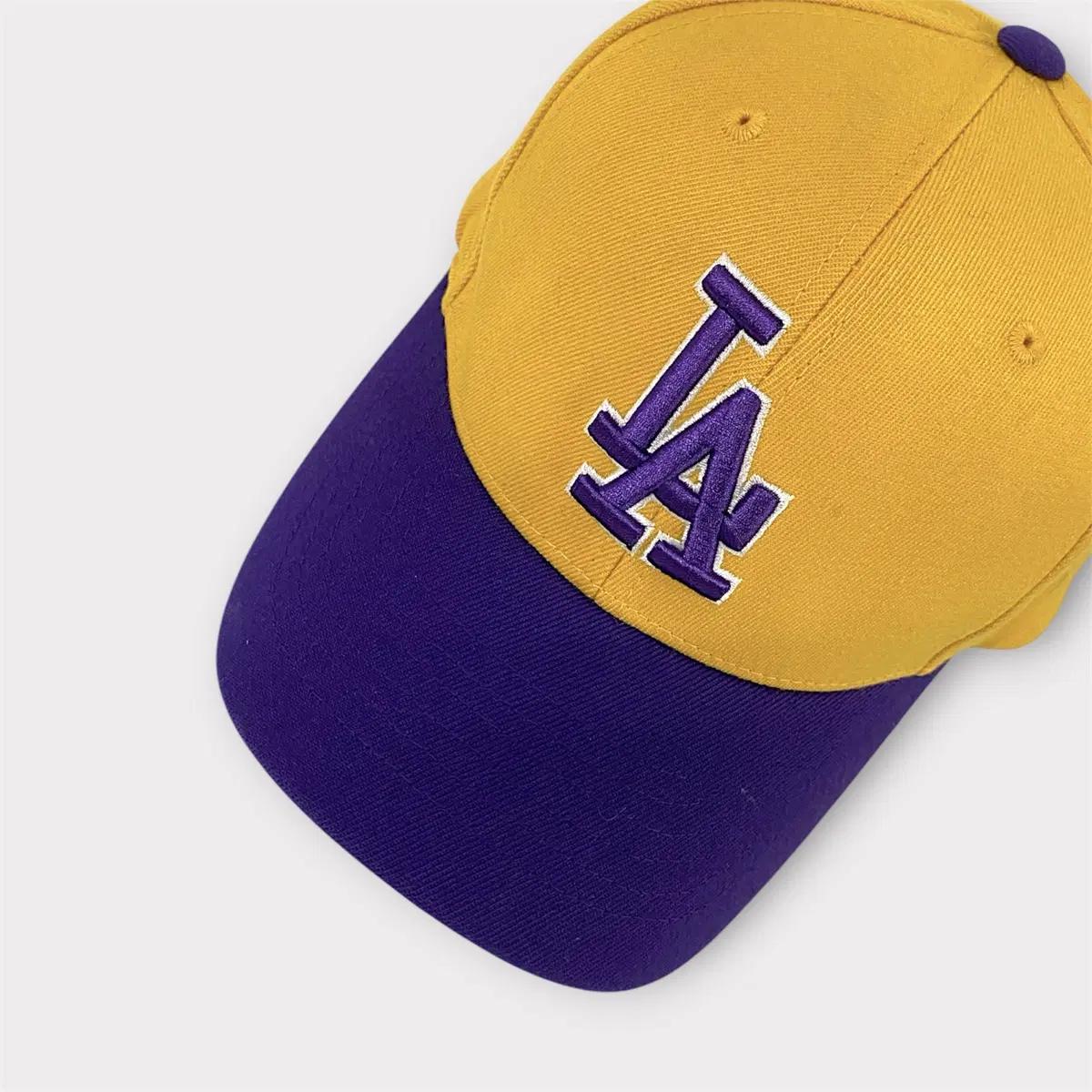 MLB LA다저스 옐로우 퍼플 배색 볼캡 (1893) 9
