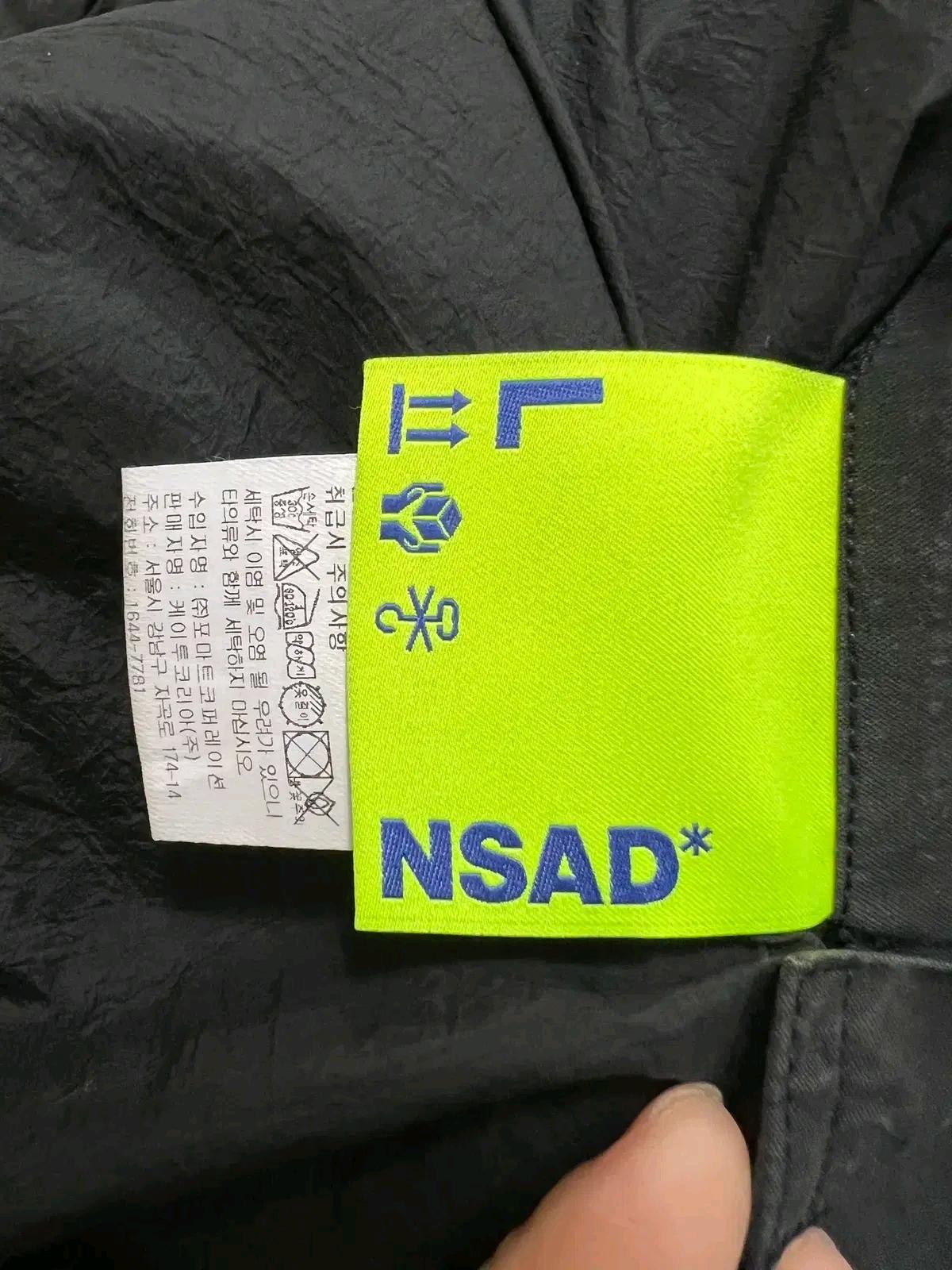 NSAD 남성 블랙 테크가먼트다잉자켓 워크자켓  9