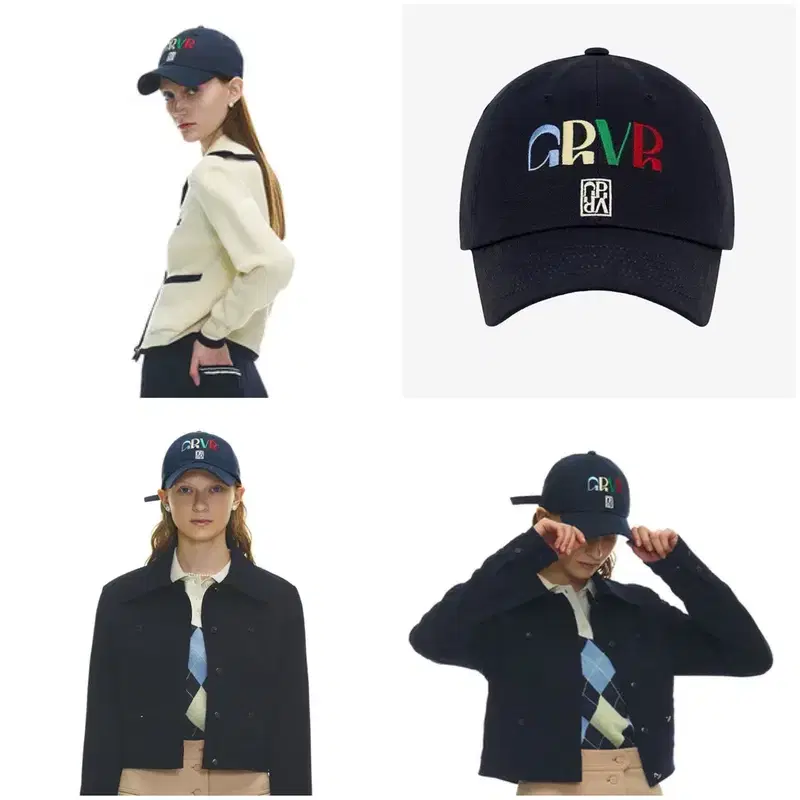 GROVE 그로브 GRVR 볼캡 네이비 모자 3