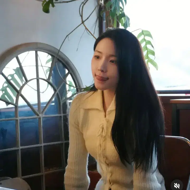 시티브리즈 레이스업 카라 니트 아이보리 3
