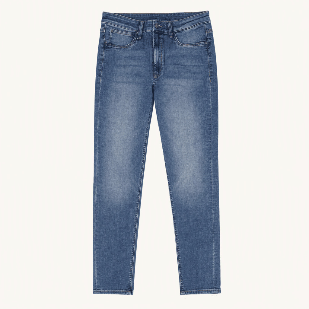 H&M 중청 슬림핏 데님 팬츠