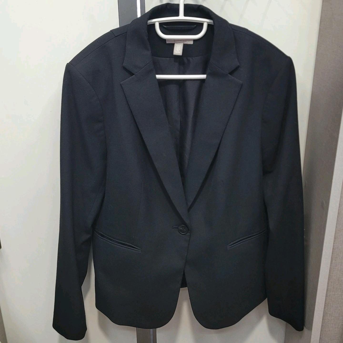 H&M 여성 베이직 싱글 자켓 블랙 165/96A 2