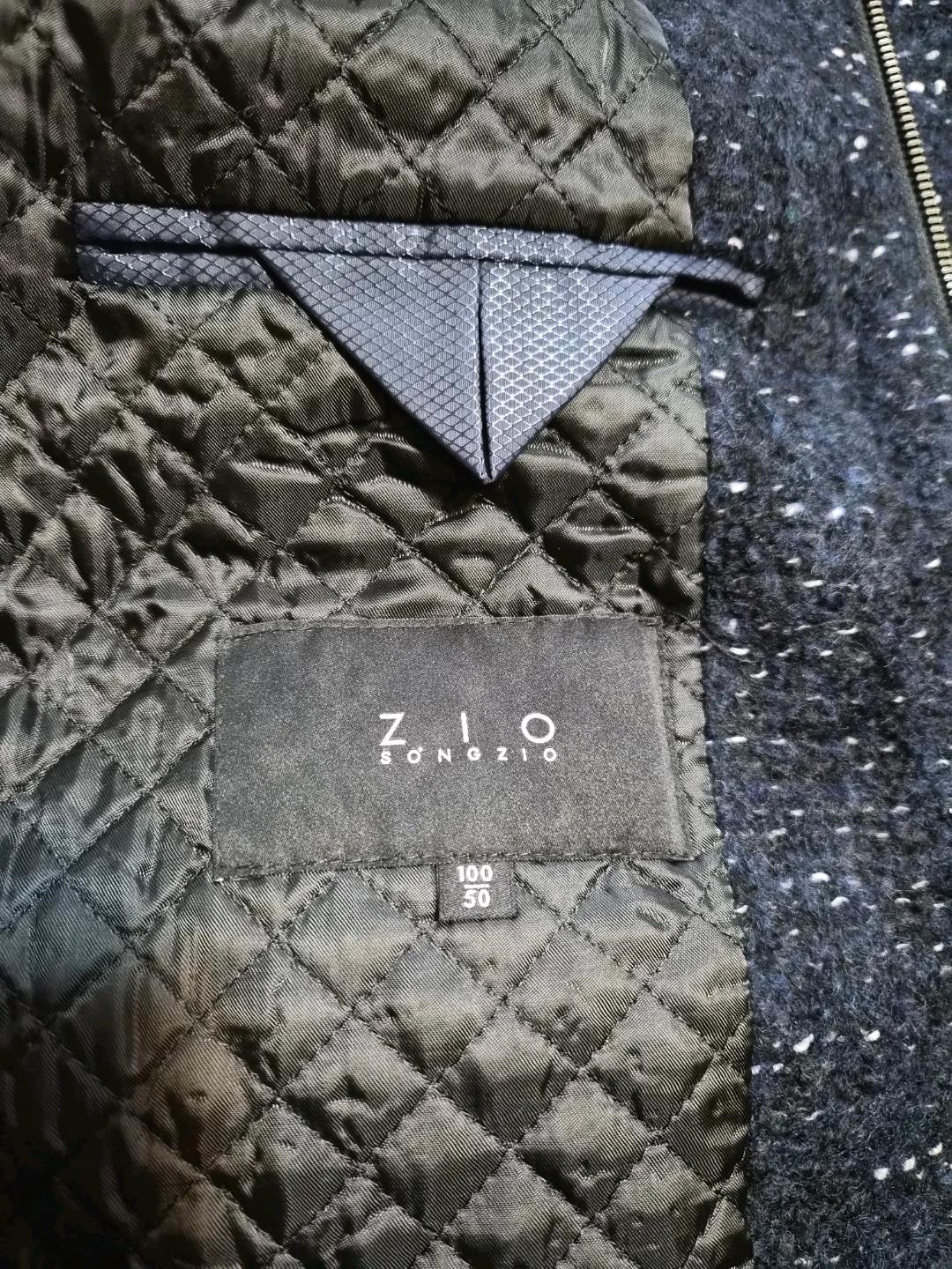 송지오 트위드 코트 100 네이비 7