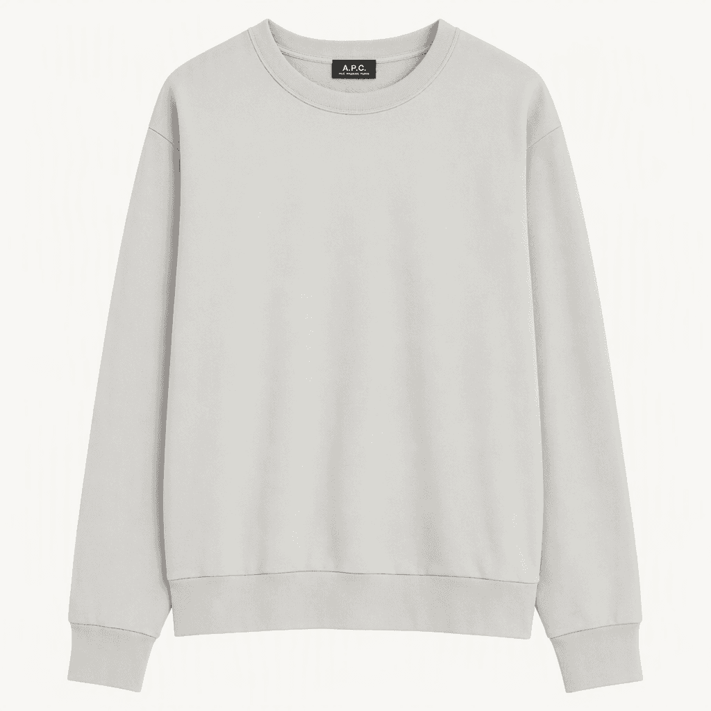 새상품 L A.P.C 아페쎄 면100 라이트그레이 맨투맨 C925