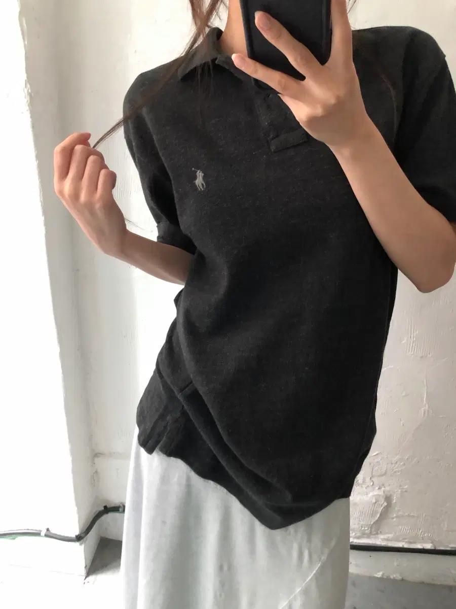 Polo 폴로 랄프로렌 신형 실버포니 차콜컬러 PK 카라티셔츠 10