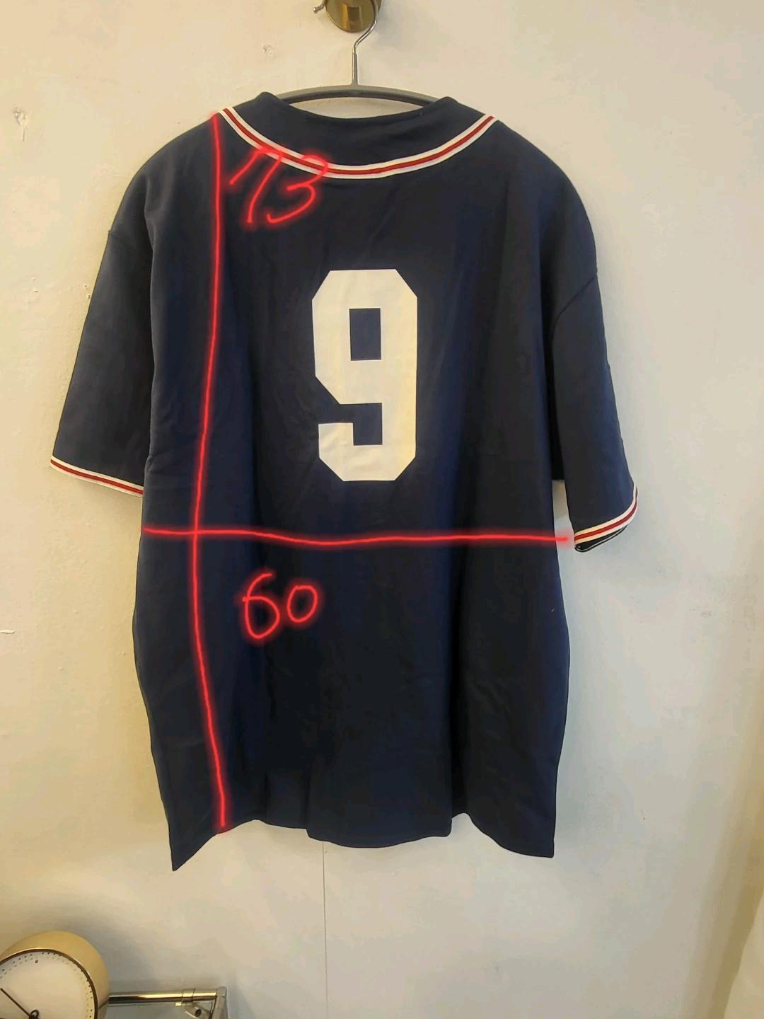 뉴발란스 베이스볼 저지 네이비 XL(105) 6