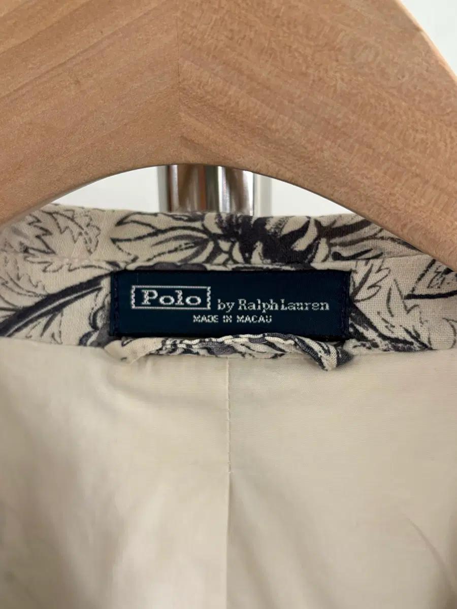 Polo 폴로 랄프로렌 화이트 플라워 페이즐리 패턴 블레이저 자켓 4