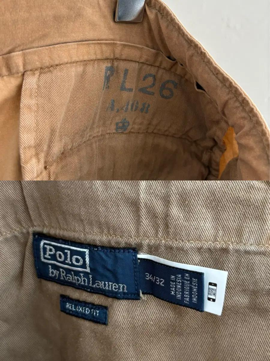 Polo 폴로 랄프로렌 신형라벨 베이지 릴렉스핏 플리츠 팬츠 8