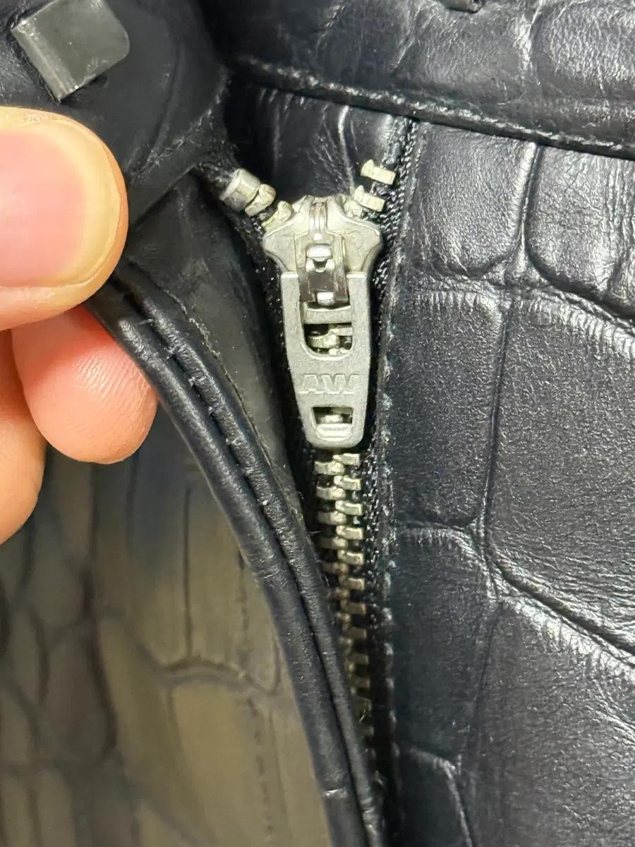정품 Alexander Wang 알렉산더왕 송아지가죽 크로커다일 스커트 6