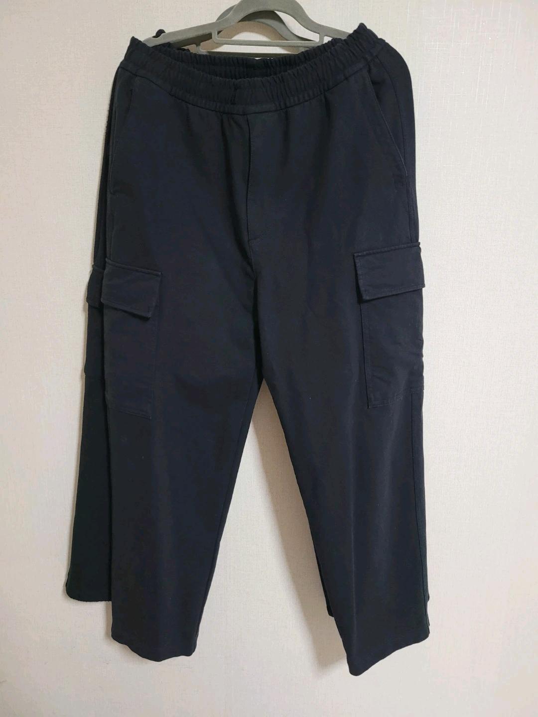 UNIQLO 블랙 카고 팬츠 M 2