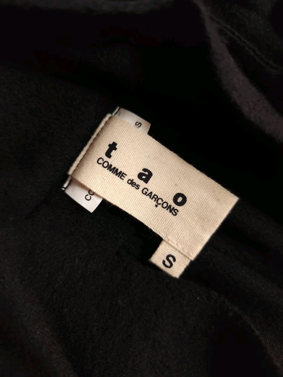 타오 꼼데가르송 아카이브 러플 드레이프 울 탑 s 5