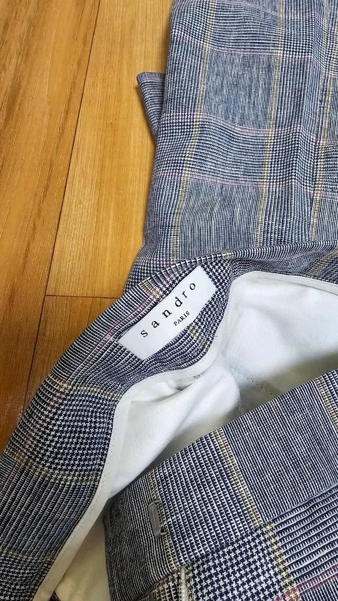산드로 마 혼방 체크바지 7