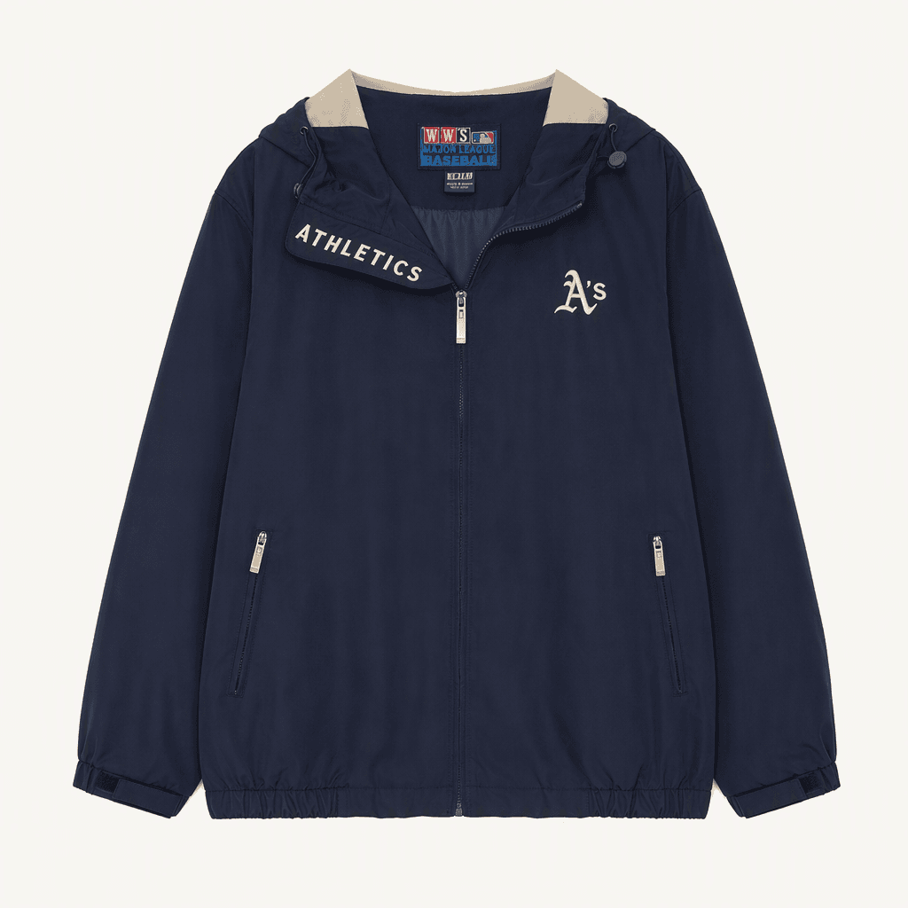 MLB 오클랜드 애슬레틱스 바람막이 점퍼