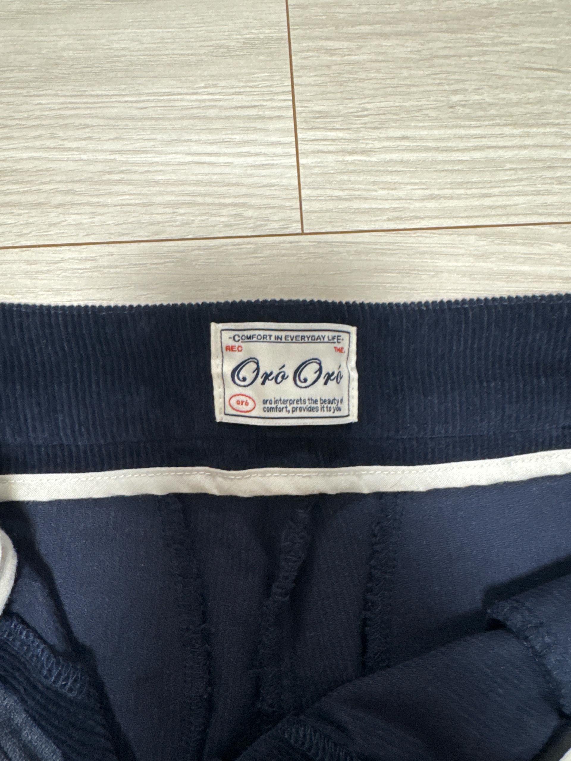오로오로 네이비 코듀로이 반바지 4