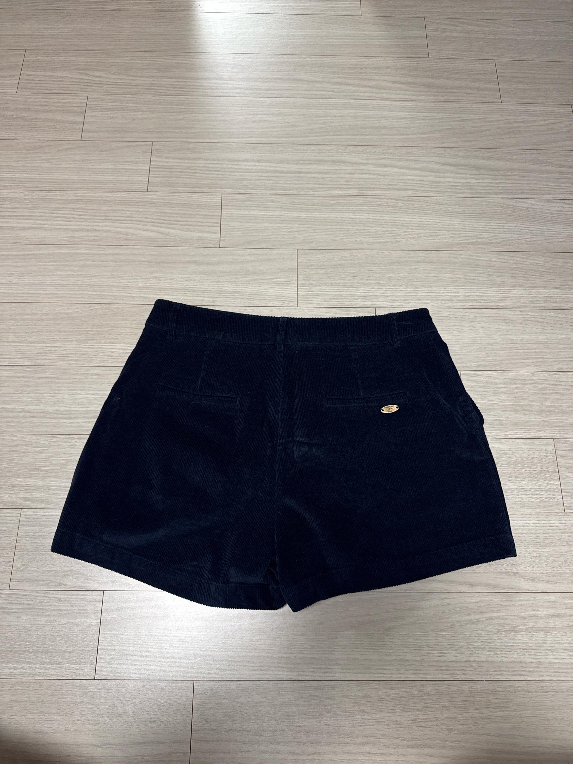 오로오로 네이비 코듀로이 반바지 3