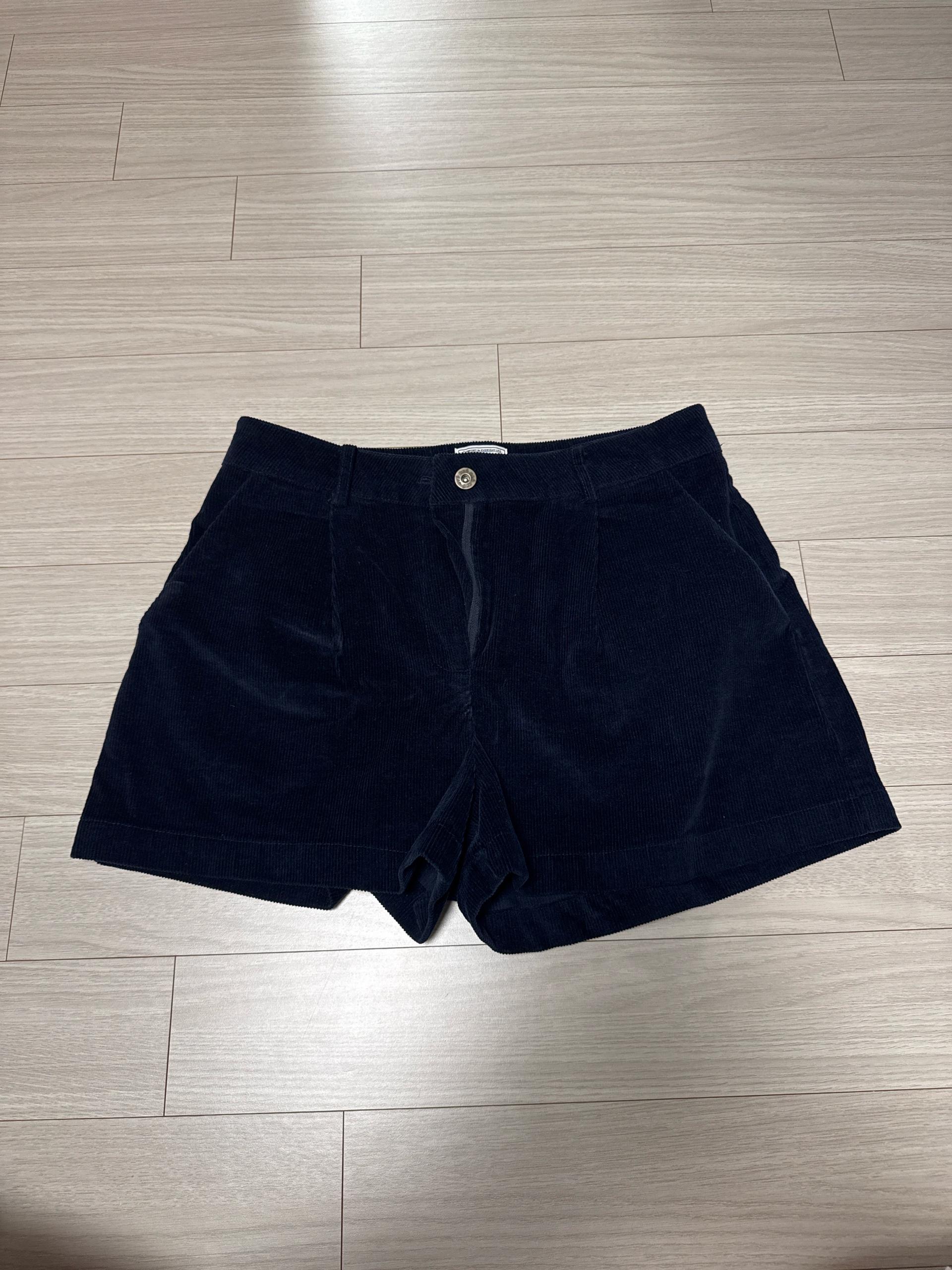 오로오로 네이비 코듀로이 반바지 2