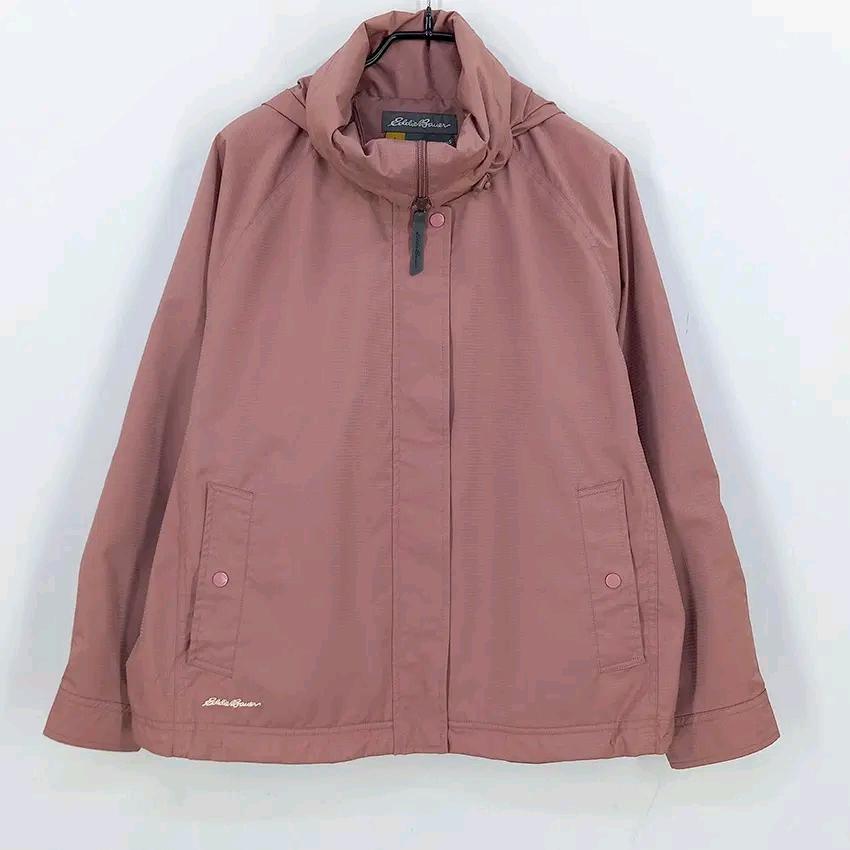 에디바우어 여성 춘추 후드바람막이집업 브릭핑크90 (HU43895) 2
