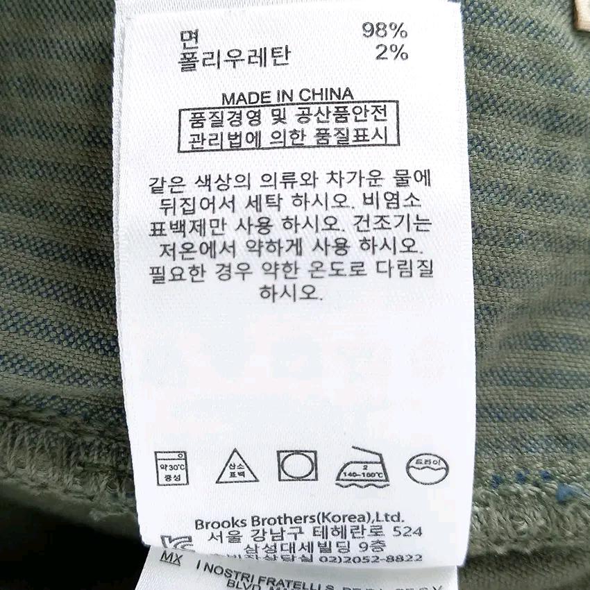 브룩스브라더스 남성 춘추 약스판 골덴팬츠 카키34 (HU43918) 6