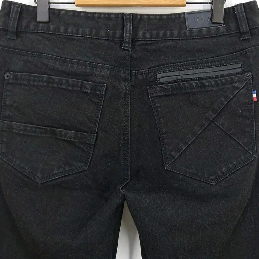 쿨트 남성 춘추 살짝도톰 약스판 데님팬츠 블랙81 (HU43919) 4