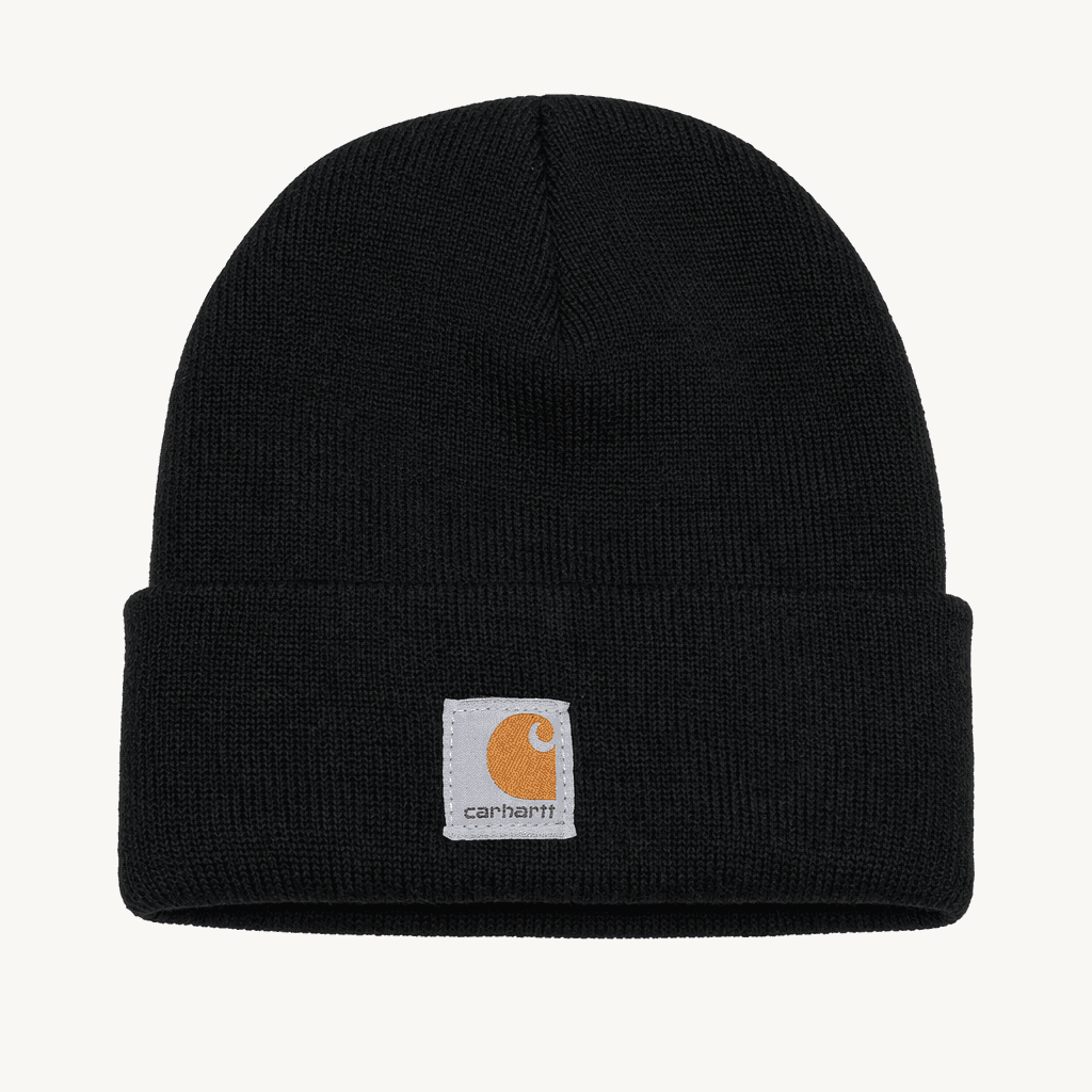 칼하트 Carhartt 블랙 비니 Youth 착용컷