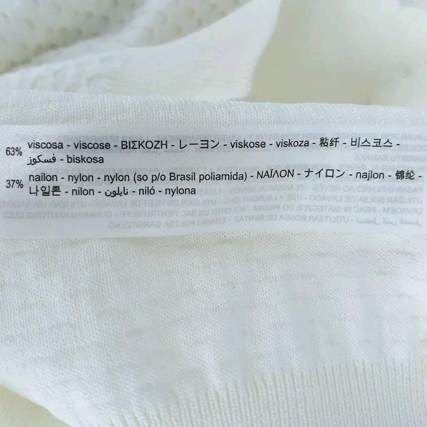 자라 여성 춘추 큐빅단추 니트가디건 아이보리 (HU43958) 6
