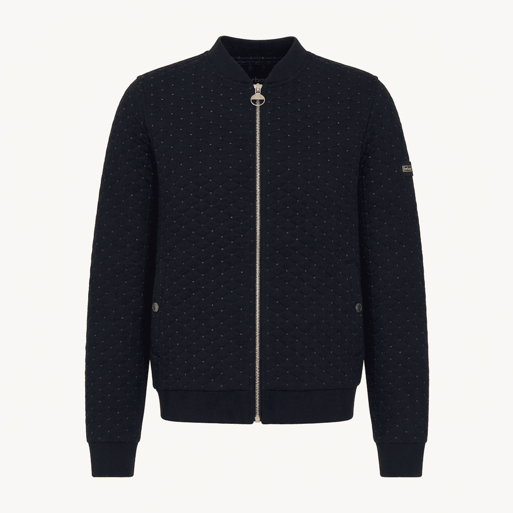 바버 Barbour 퀼팅 봄버 집업 M 착용컷