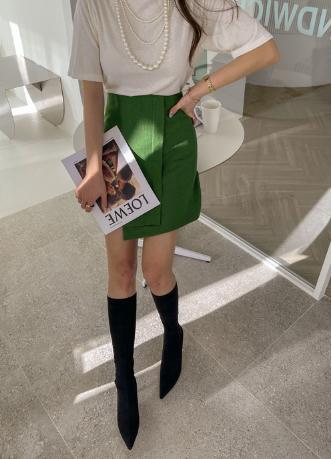 @세일 9324 그레이 235-스웨이드 롱부츠 7.5cm 스림핏 여성롱부츠-새상품 5