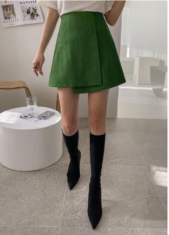 @세일 9324 블랙 225-스웨이드 롱부츠 7.5cm 스림핏 여성롱부츠-새상품 5